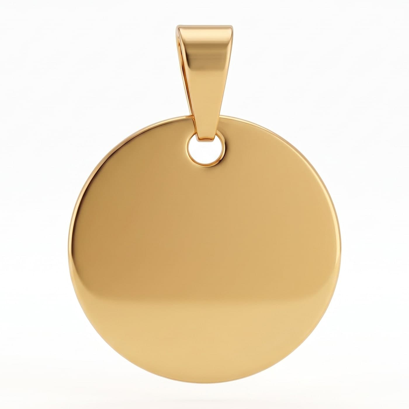 Round Necklace — Gold